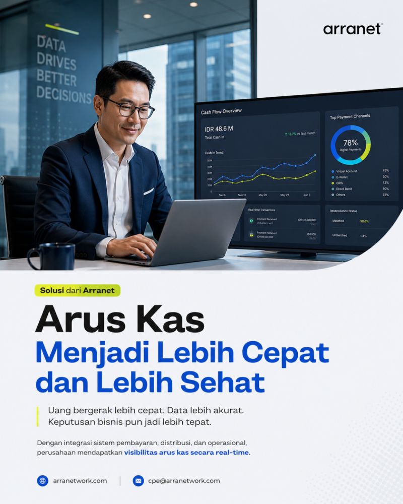 Arus Kas Menjadi Lebih Cepat dan Lebih Sehat
