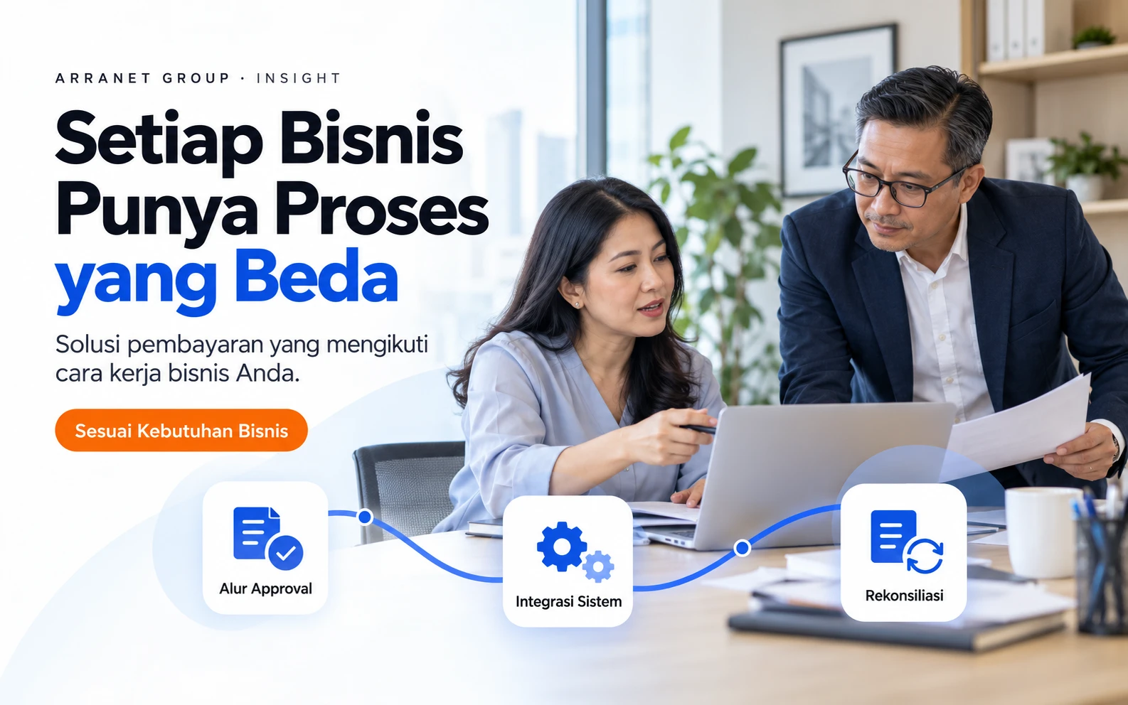Setiap Bisnis Punya Proses yang Beda — Alur Approval, Integrasi Sistem, Rekonsiliasi
